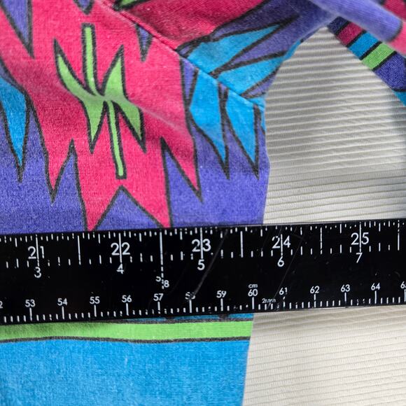 Vintage Roper Turquoise Blue Aztec Long Sleeve Button Up Shirt Men's‎ Size XL - Picture 3 of 7